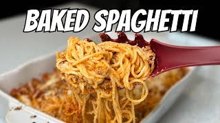 Easy and Delicious Baked Spaghetti