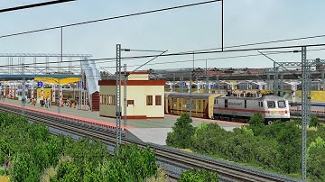 RPM WAP-7 Legendary Grand Trunk Express arriving Amla Jn. | Western Railways V7