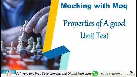 Properties of a good unit test | Mocking with Moq | Lecture 2 | Urdu / Hindi | Zia ul Haq Official
