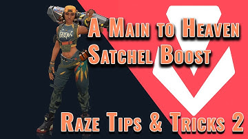 VALORANT Guide | A Main to Heaven Raze Boost Spot on Split | Raze Tips & Tricks 2