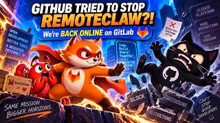 GITHUB TRIED TO STOP REMOTECLAW ! We’re BACK ONLINE on at GitLab #ai #gitlab #github #openclaw
