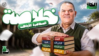 خلاصة المحاضرة الأولى نحو تالتة ثانوي 2027 | المبتدأ والخبر مع جدو رضا الفاروق