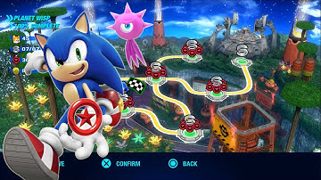 Sonic Colors Ultimate Planet Wisp All Red Star Rings