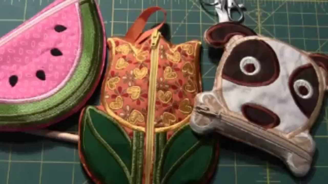 Face Pocket Purses Anita Goodesign Embroidery Machine Design CD NEW