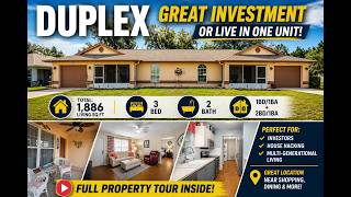 249 000 Duplex For Sale in Floral City FL Full Property Tour