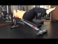 Stack fitness reverse crunch decline bench