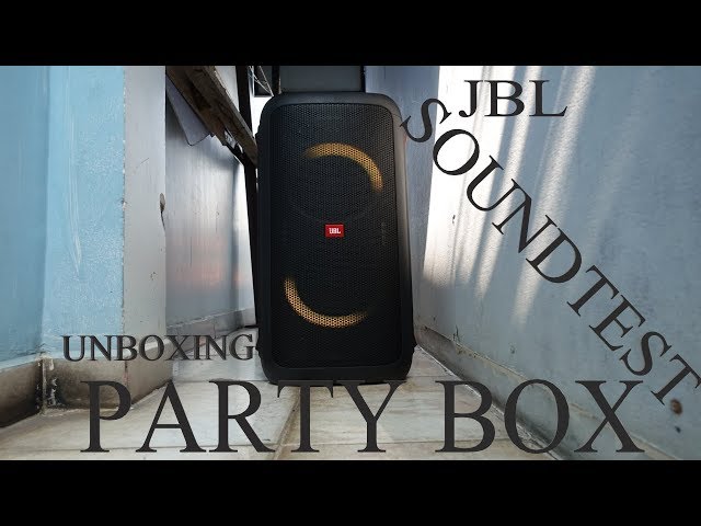 JBL PARTY BOX300 Unboxing | Partybox 300 có gì đặc biệt ?!?!?!?