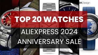 Top 20 watches - AliExpress Anniversary Sale 2024! Non-Homage List!