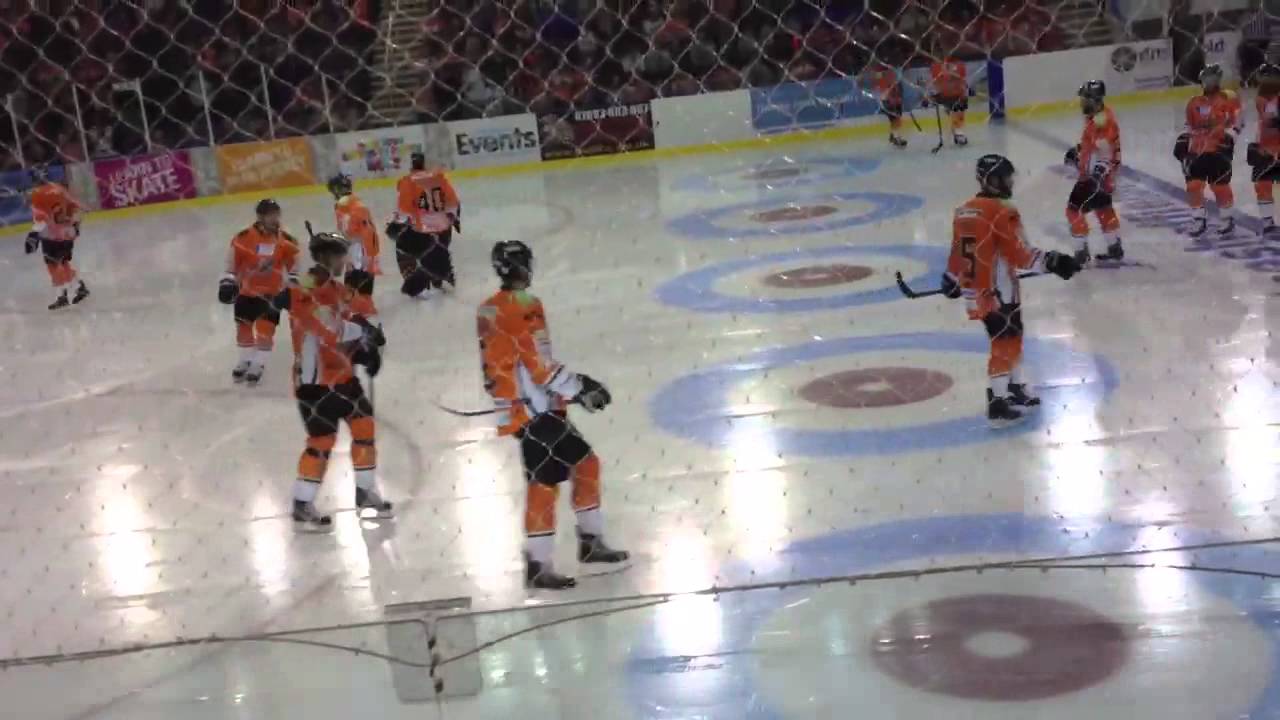 Sheffield Steelers vs Fife Flyers ice Sheffield Intro Entrance 2014 YouTube