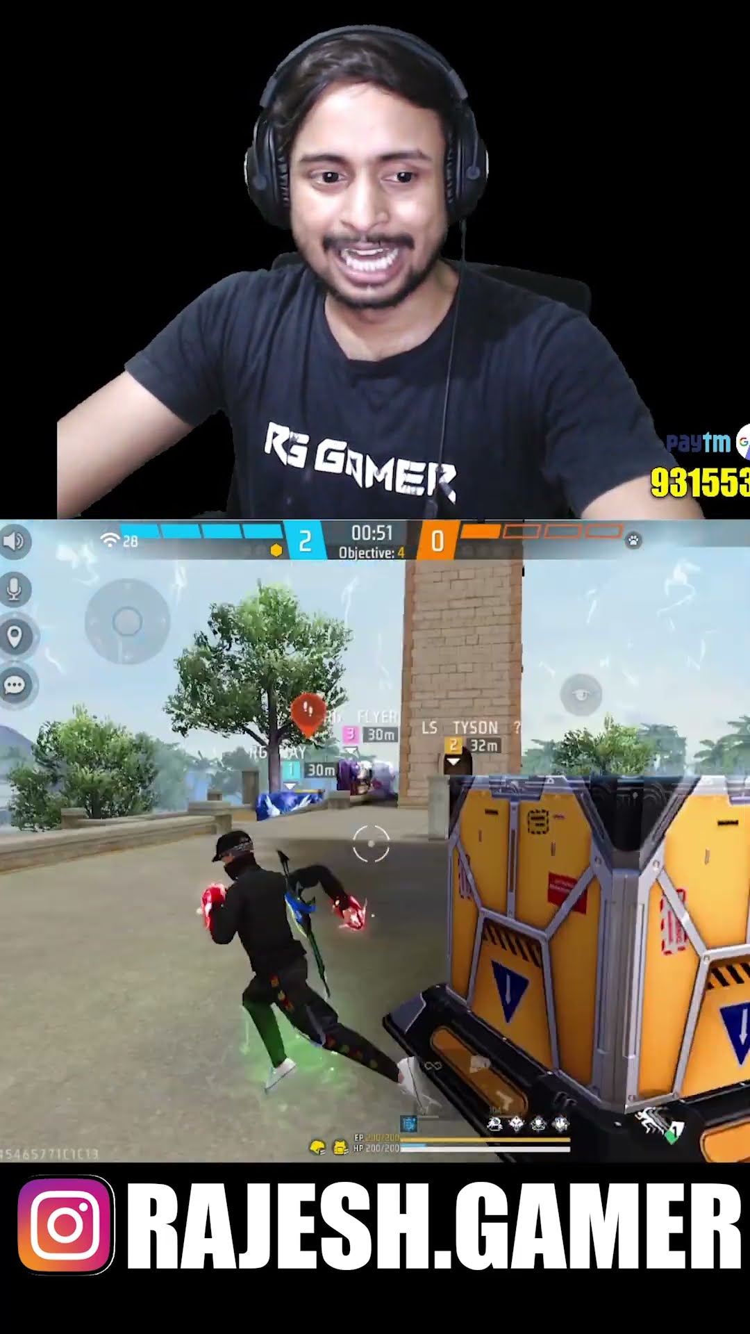 Wait for End ?? LOL ho Gaya ? #rggamer #rggamerlive #freefire