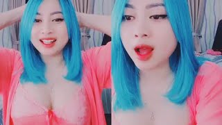 BIGO LIVE HOT ‼️ CEWEK CANTIK PAKE BAJU HARAM WARNA PINK LUCU BGTT 