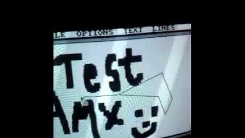 Test AMX mouse on CPC 6128