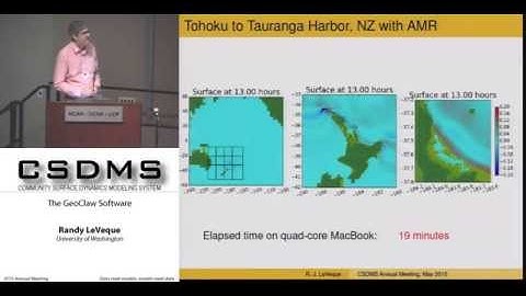 The GeoClaw Software by Randy LeVeque