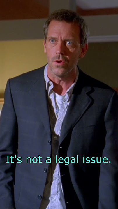 House being intentionally dense | #shorts #house #housemd