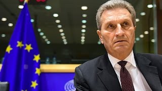 EU Commissioner Oettinger faces MEPs' scrutiny