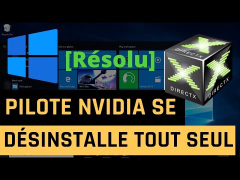 Mon pilote Nvidia se désinstalle tout seul dans Windows 10