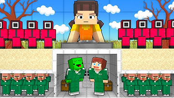 SQUID GAME vs Doomsday Bunker - Maizen Minecraft Animation