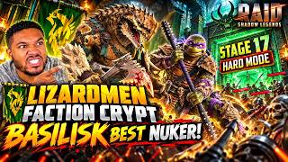 HOW TO BEAT STAGE 17 HARD MODE LIZARDMEN FACTION CRYPT! Raid Shadow Legends