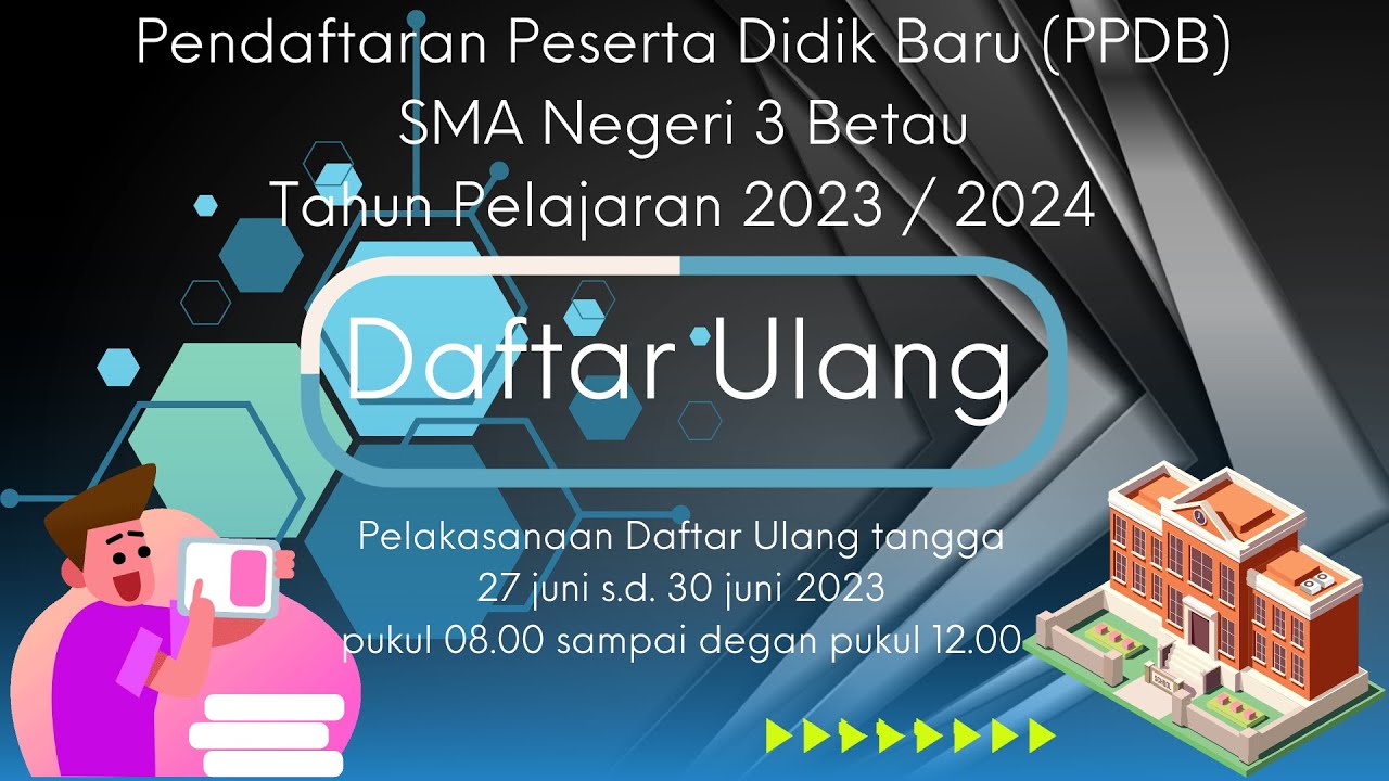 DAFTAR ULANG PPDB SMA NEGERI 3 BERAU Tahun 2023