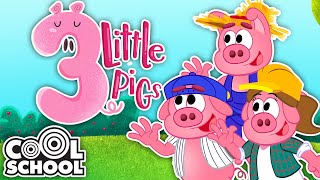 Three Little Pigs 🐷 Ms. Booksy&#39;s Bedtime Stories for Kids | Cool School