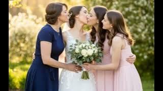 💋 Kiss & Love Explosion! Bride & 4 Stunning Women Share a Sizzling Moment! ❤️😱
