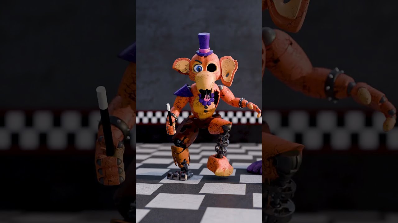 Withered Mediocre Melodies Transform To Shattered Glamrock Animatronics FNAF Animation 