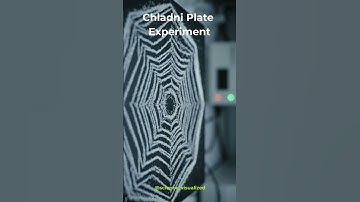 his experiment is called the Chladni Plate Experiment , Read Description. #science #experiment