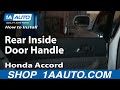 How To Install Replace Rear Inside Door Handle Honda Accord 1994-97 1A Auto