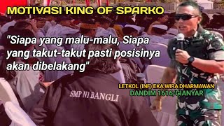 Penuh Semangat, Dandim King Sparko Letkol Eka Wira Beri Motivasi Kepada Siswa Siswi Bangli