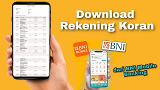 CARA DOWNLOAD REKENING KORAN BNI dari BNI mobile banking || cara download mutasi rekening