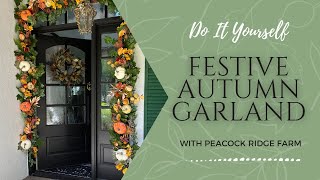 How to Create a Beautiful DIY Fall Garland for Your Front Door