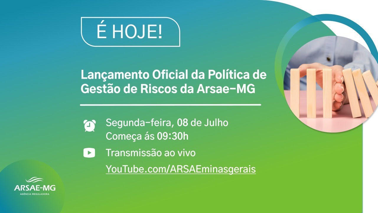 Lançamento da Política de Gestão de Riscos da Arsae-MG - YouTube