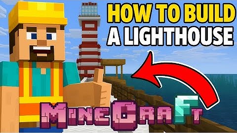 Minecraft Lighthouse Tutorial 🏠 | Easy & Beautiful Creative Build Guide