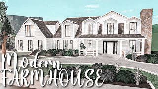 Realistic Modern Farmhouse Bloxburg Speedbuild