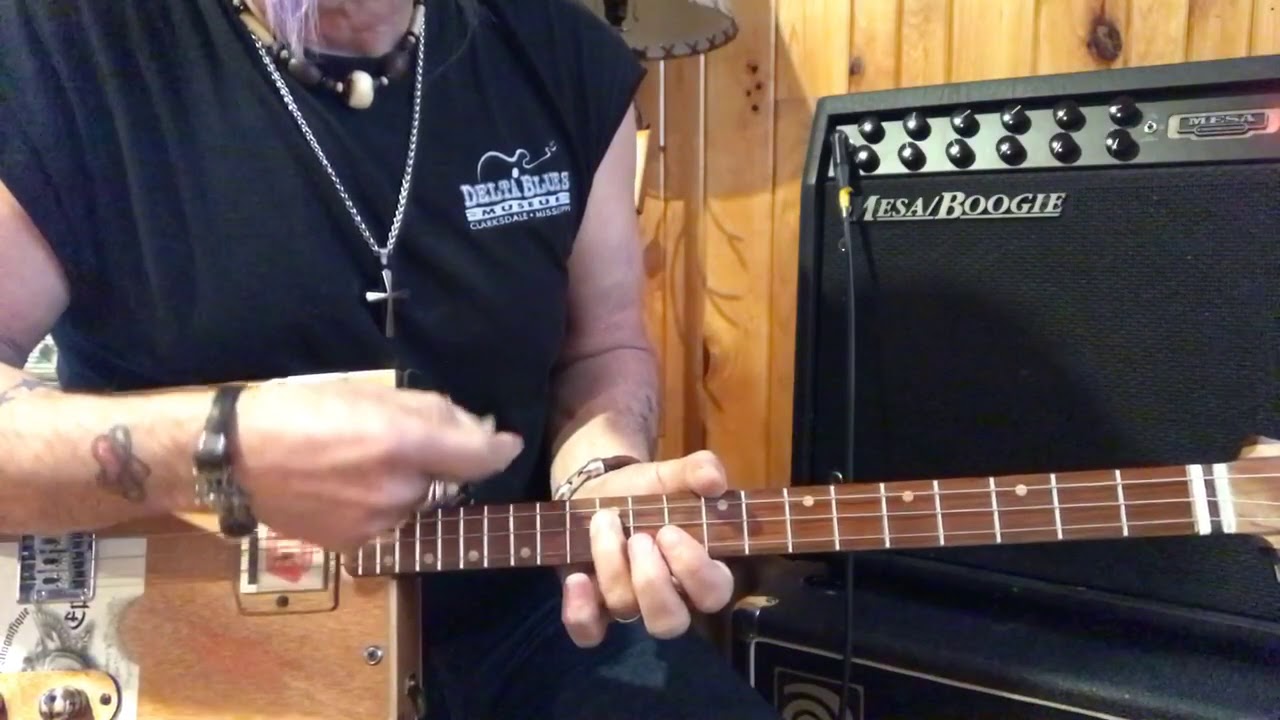 Sympathy for the devil lesson part 2 soloing for 3 string Cigar Box Guitars