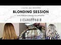 Lighten and Brighen Blonding Session | Lisa Huff Hair