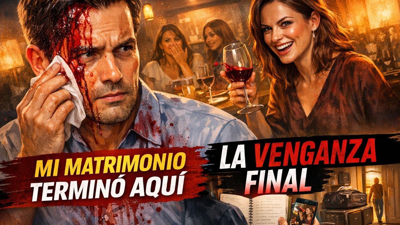 Mi esposa me tiró vino en la cara… y ese fue el principio de su caída