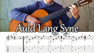 Auld Lang Syne (Days Gone By) - Fingerstyle Guitar | TAB screenshot 3