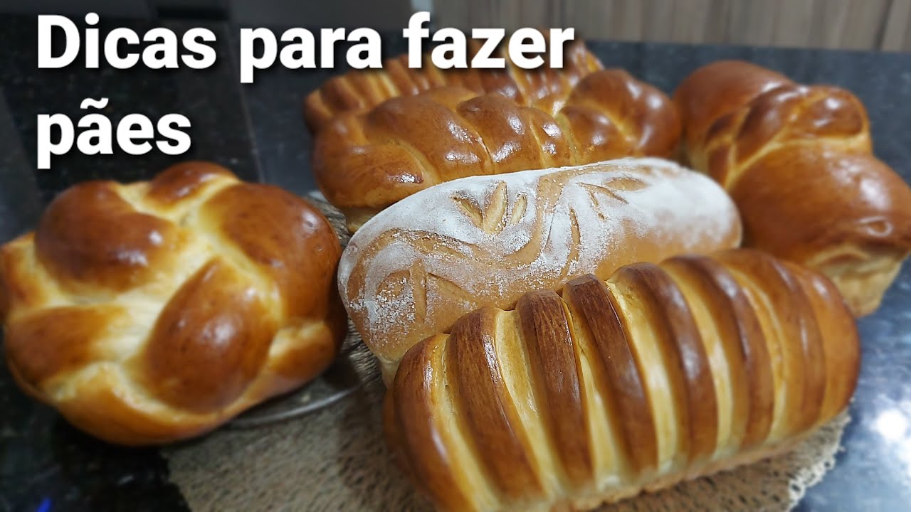 Vídeo explicativo com todas as dicas para fazer pães, desde ativar o fermento até o congelamento.