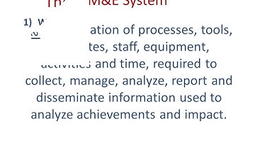 Indicators and M&E Plan - BCCIC Online Learning