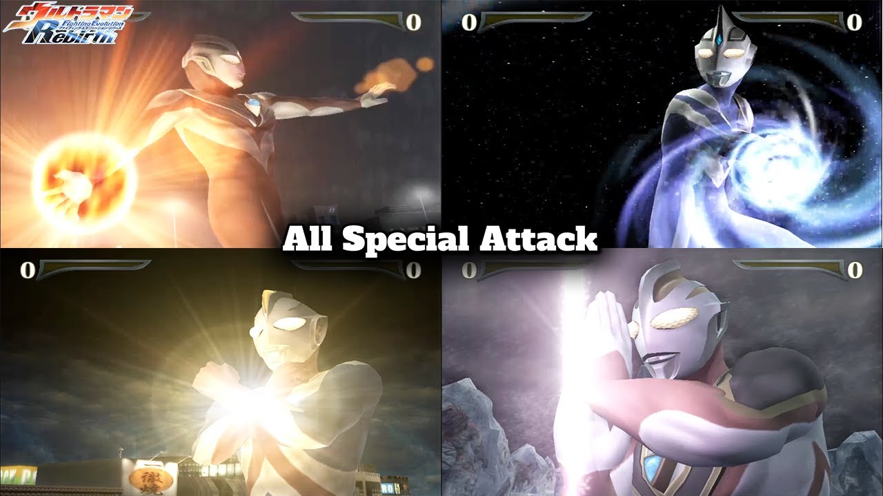 Ultraman FER - All Ultraman Ultimate - Semua Jurus Ultraman di Ultraman Fighting Evolution Rebirth