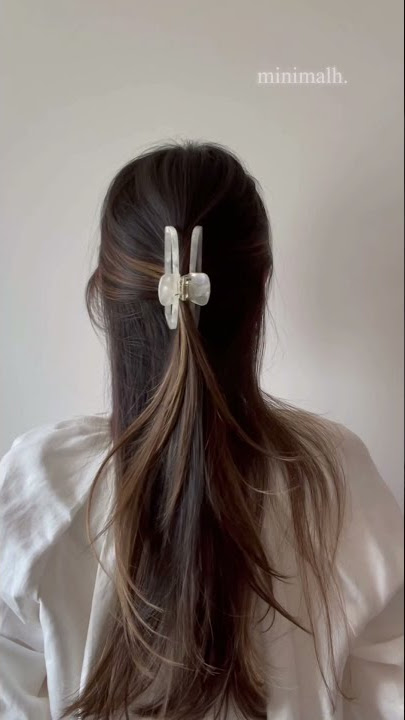 Easy Half Up with Claw Clip