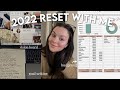 RESET FOR 2022 WITH ME: Goal Setting, Budgeting, Reflecting, & Creating a Vision Board!