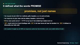What the Bytes Actually Say: HTTP, Caching, CORS, Proxies | 60 Days of Backend #6