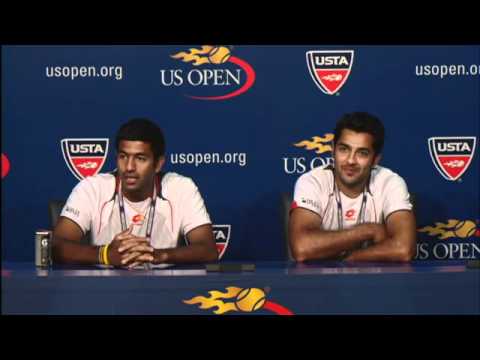 2010 US Open Press Conferences: Rohan Bopanna & Aisim-Ul-Haq Qureshi (Finals - Men's Doubles)