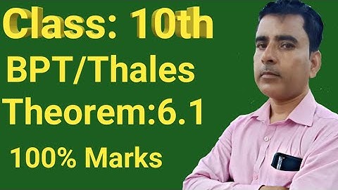 triangle | theorem no 6.1 BPT Or Thale