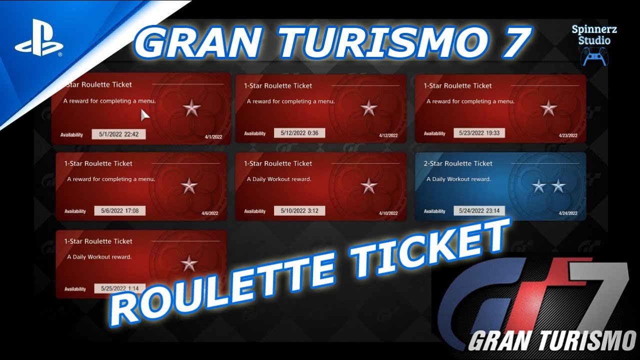 Gran Turismo 7 Roulette Ticket GT7 Roulette Ticket YouTube