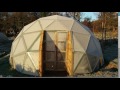 Another way to make a flat bottom geodesic dome