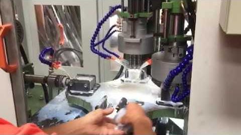 4 station rotary drilling and tapping machine