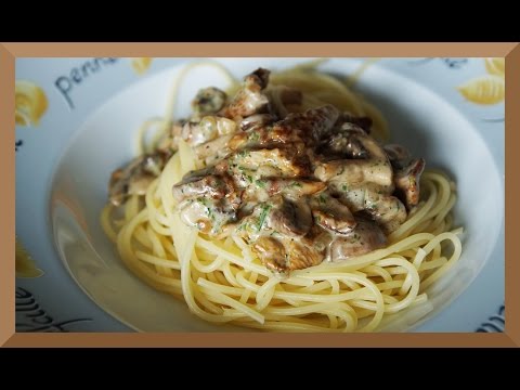 Video: Rezept: Pasta Mit Pilzen Und Tomaten Auf RussianFood.com
